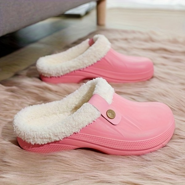 Cozy Warm Home Slippers - Non-slip, Wear-resistant, Thermal Lined - Plush Indoor Shoes
