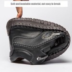 Zenfaze Orthopedic Shoes for Men, Handcrafted Retro Pigskin Boots, Slip On Orthopedic Hiking Sneakers