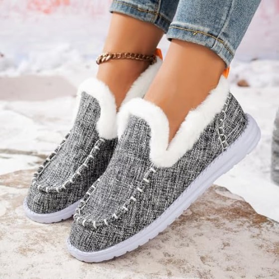Fashion SneakersWomen's Fashion Snow Sneakers Comfortable Warm Flat Sport Shoes