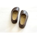 Grounding Shoes For Women, Barefoot Leather Shoes,Earthing With Copper Rivet, Wide Toe Box, Minimalistic Shoes, Gifts For Him | Bitter Brown