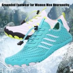 Grounding Shoes with Copper, Grounded Barefoot Footwear for Women Men Neuropathy, Non-Slip Comfortable, Water Hiking Shoes for Women