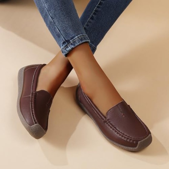 Loafers for Women Business Casual Dress Shoes Comfortable Lightweight Penny Loafers Slip On Work Office Flats Comfort Walking Shoes