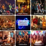 Men Women Kids Luminous Shoes Covers LED Shoe Lights Sneaker Accessories Light Up for Night Walking Party Dance Festival