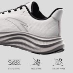 ANTA Women’s Running Shoes, Lightweight Cushioned Breathable Sneakers, Comfortable Trainers with Slip Resistant Outsole for Jogging, Workout, Daily Walking