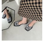 Generic Women Closed Square Toe Shoes with Elastic Laces Low Heels Slingback Formal Loafer Dress Shoes Office