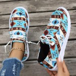Plus-Size Sneakers - Lightweight Platform Shoes with Soft Sole